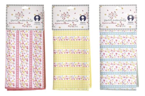PC-193009 PANO SET 2 MICROFIBRA 40X60X0,5 220GR, FLORES 3 MO