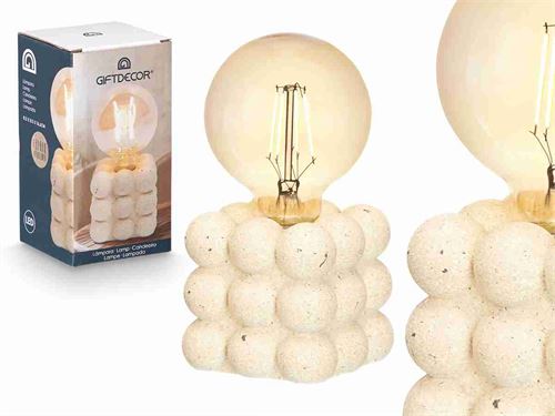 10529 CANDEEIRO CIMENTO LED 8,5X8,5X16,6CM