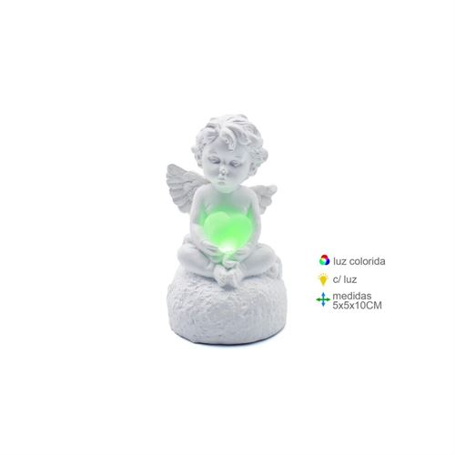 AR-78077 ANJO RESINA COM LUZ 5X5X10CM