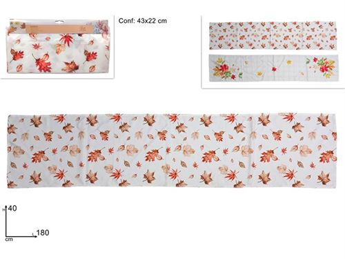 626450 RUNNER OUTONO 40X180CM 2SORT