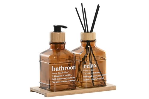 PB-220364 CONJUNTO WC VIDRO MIKADO 19X9X16 350ML