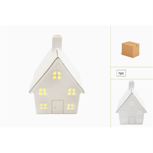 P150898342 CASA EG24607 DECO C/ LUZ LED 11x9.7x14.8 CM
