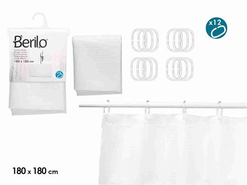 89380 CORTINA WC 180X180CM POL