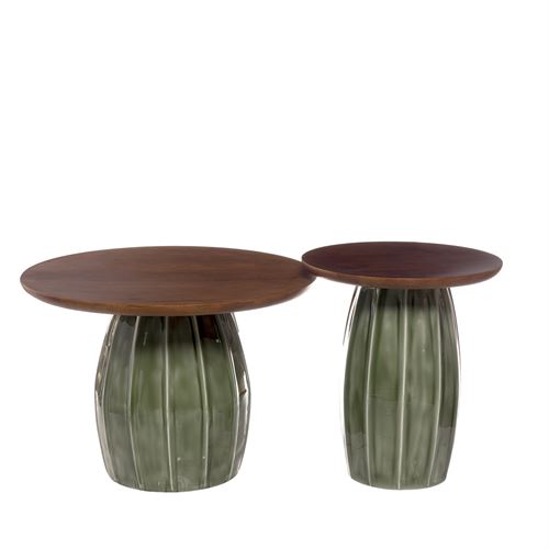 96803 MESA MADEIRA E METAL CJ.2  C 60,00 L 60,00 A 43,00