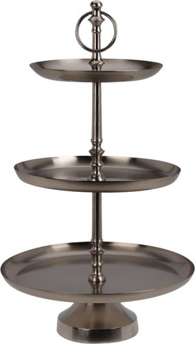 A67101540 FRUTEIRO METAL 30X50CM PRATA