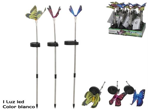 557403 BORBOLETA COM LUZ SOLAR 17X11,5X58