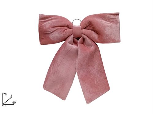 102016 LAÇO VELUDO 60CM ROSA
