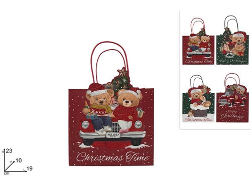 498676 SACO PAPEL NATAL 19X10X29