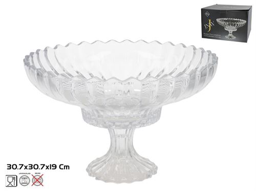 567778 TIGELA VIDRO PE ALASKA 30,7X19CM