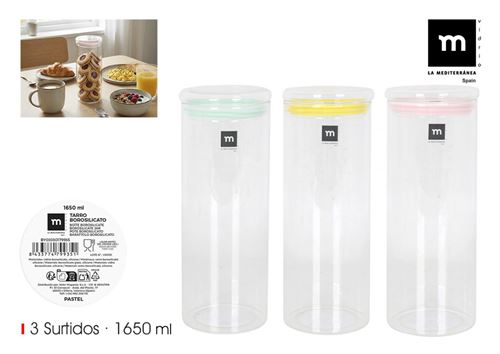 BY03030179935 FRASCO VIDRO 1650ML PASTEL