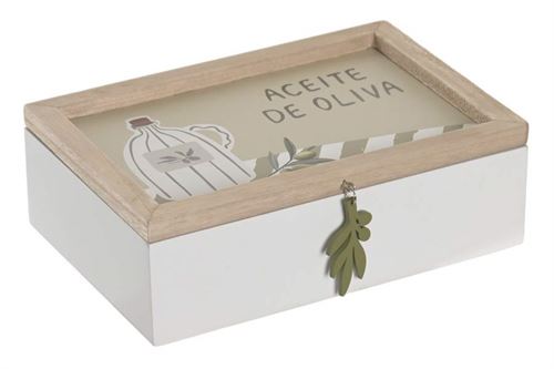 LD-227889 CX CHA MDF 24X16X7,5CM VERDE