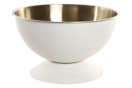 PC-224038 CHAMPANHEIRA INOX 40X40X23CMRUGOSO BRANCO