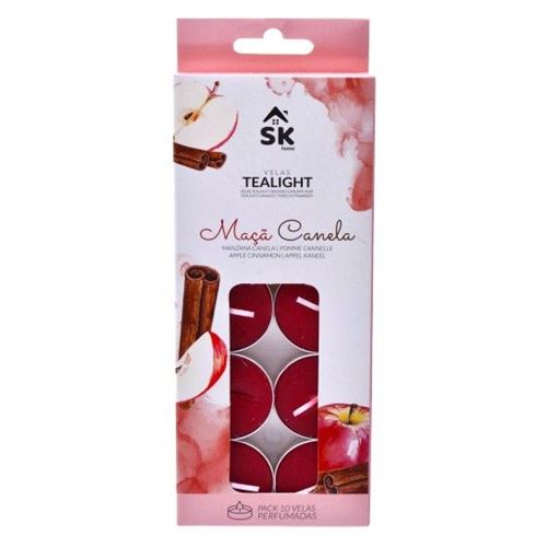 820824 VELA TEA LIGHT MAÇA/CANELA 0082-082