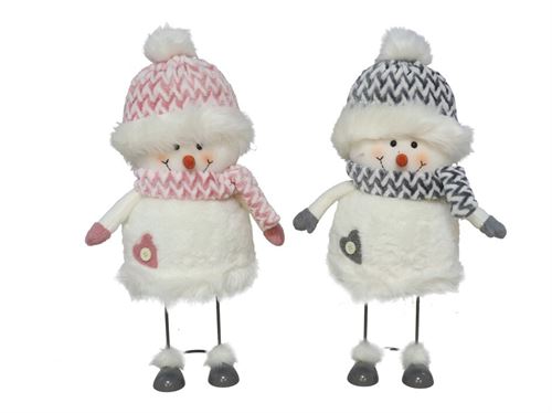 BONECO NEVE FELIZ 21X16X40CM