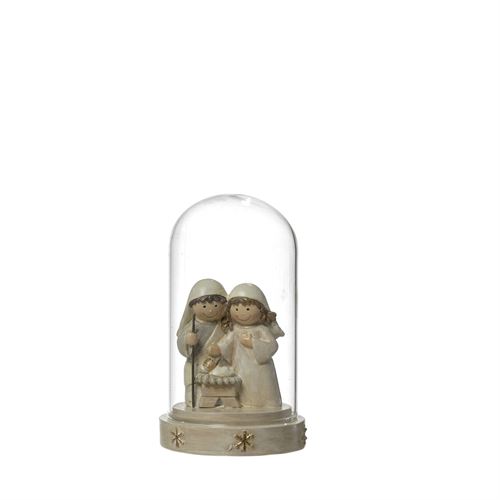 90368 PRESEPIO POLIRESINA COM REDOMA  C 7,50 L 7,50 A 12,00