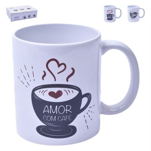 CANECA AMOR CAFE CERAMICA 830-728