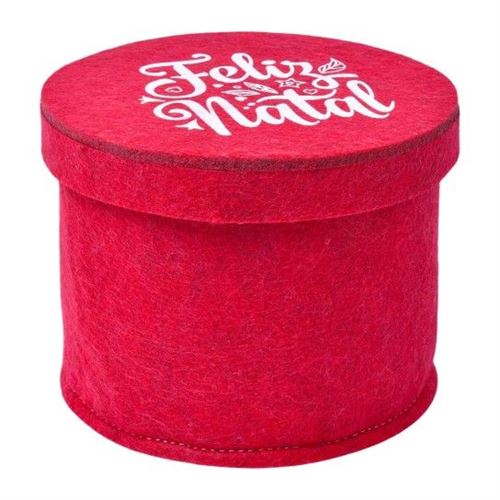 249182 CAIXA RED FELTRO 16X12CM SK 0247-918