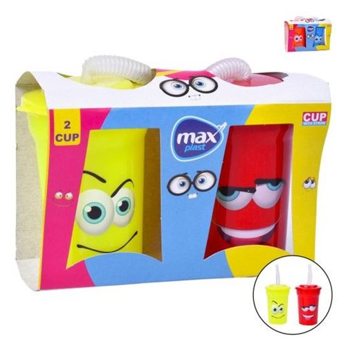 616047 COPO COM PALHINHA SET2 PL