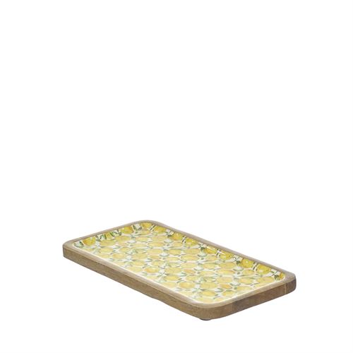 55303 TABULEIRO MADEIRA DECORAÇAO LIMOES C 30,00 L 15,00 A 2,00