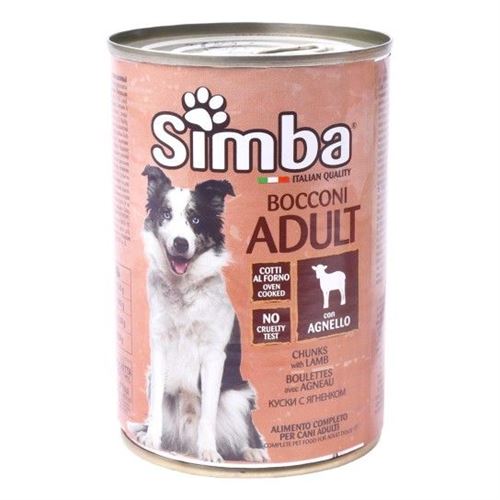 009164 SIMBA CAO CARNE CORDEIRO LATA 415GRS.
