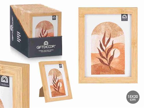 10779 MOLDURA EFEITO BAMBU 15X20CM