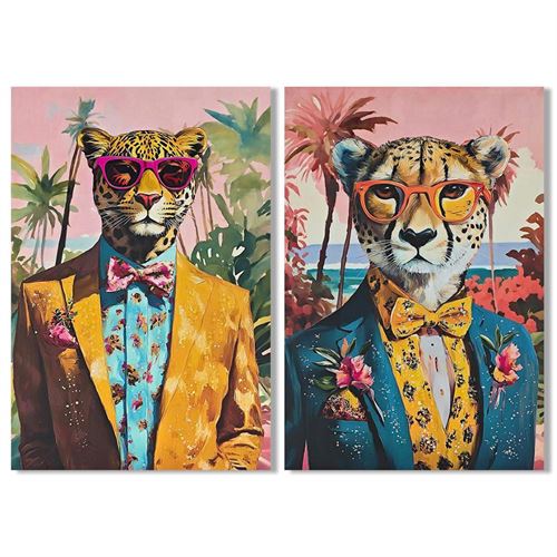 CU-226525 TELA TECIDA TELA MDF 60X2,5X90CM LEOPARDO