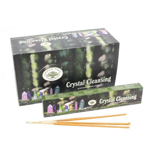 INCENSO LIMPEZA CRISTAL GREEN TREE 15GR