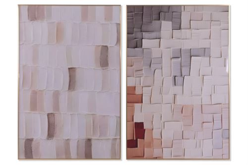 CU-226408 QUADRO TECIDO E TELA 80x3,5x120cm