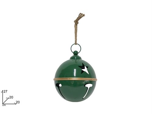 488929 BOLA NATAL VERDE 20CM