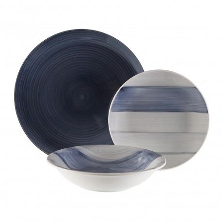 SERVIÇO CERAMICA 18PÇS AZUL