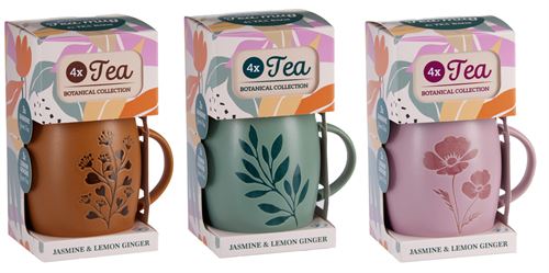 996571 CANECA COM X4 CHAS BOTANICAL