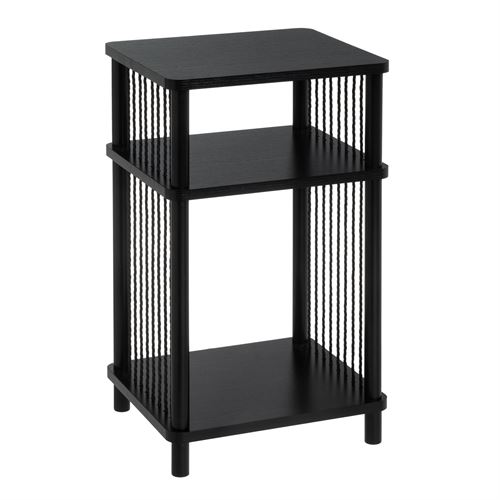 MESA DE CANTO MANILA MDF-METAL PRETO 34 X 30 X 56 CM