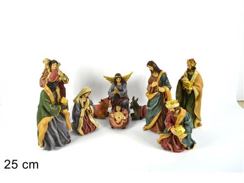 052632 PRESEPIO NATAL 10PÇS 25CM