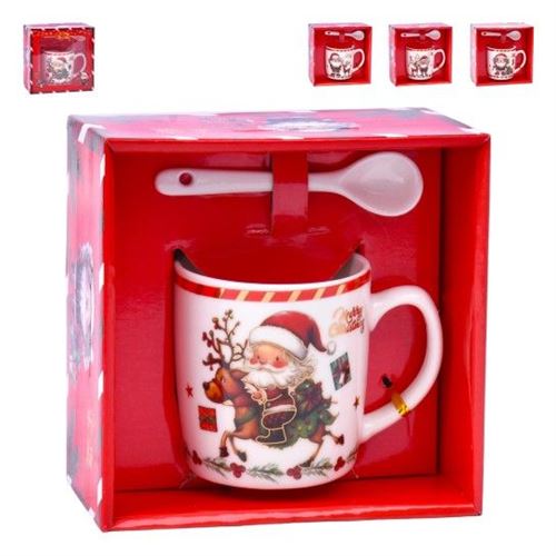 366019 CANECA C/COLHER 9X9CM SK 207-366-01