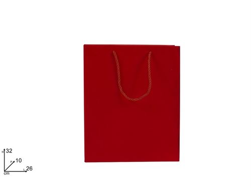 496986 SACO PAPEL VELUDO 26X10X32CM