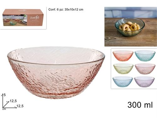 655115 TAÇA VIDRO PK6 300ML