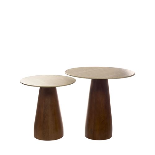 96808 MESA MADEIRA CERAMICA SET2 C 50,00 L 50,00 A 48,00