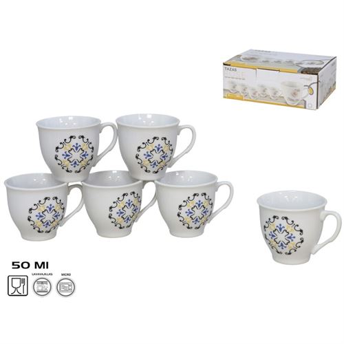 CHAVENA CAFE CONJUNTO 6  50ML