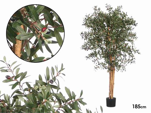 13352 VASO PLANTA ARTIFICIAL OLIVEIRA 185CM