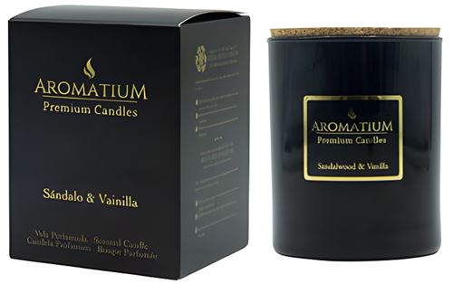 901109 VELA PERFUMADA PREMIUM SANDALO _amp_ BAUNILHA