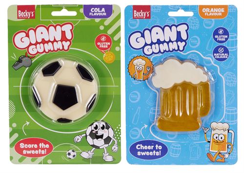 996489 GOMA XL CERVEJA E FUTEBOL 80GR