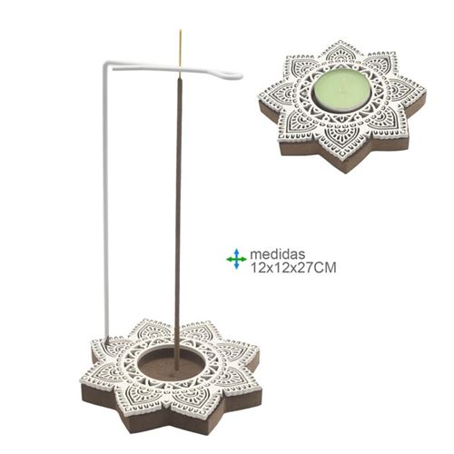 PI-78761 QUEIMADOR MADEIRA 12x12x27cm