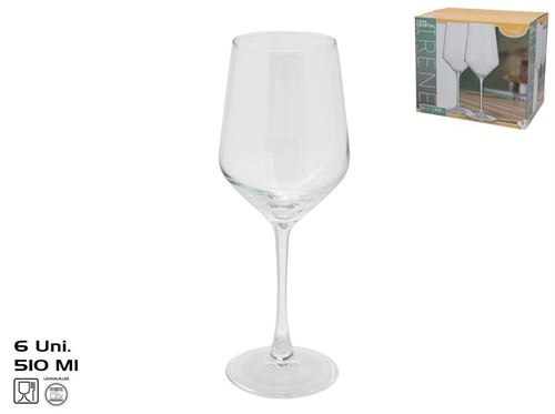 604657 COPO VIDRO PK6 IRENE 510ML