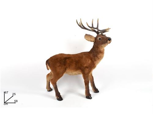 889240 RENA NATAL PELUCIA 58X67CM