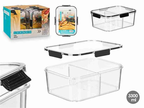 10464 CX PLASTICA ACRILICA 3,3L 27,5X19,5X10CM