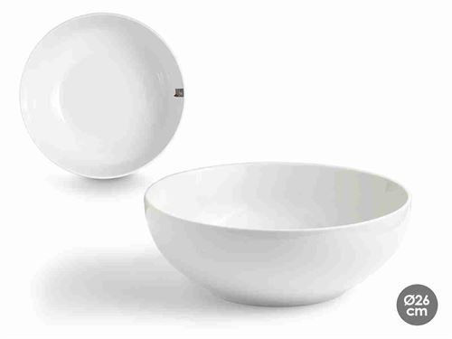 83704 SALADEIRA BRANCA 26CM