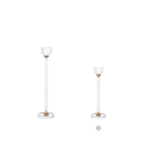 94266 CASTIÇAL DECORATIVO METAL E VIDRO