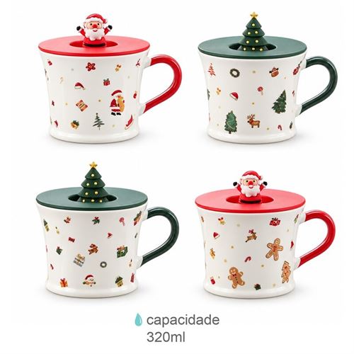 CN-79629 CANECA CERAMICA NATAL 320ML