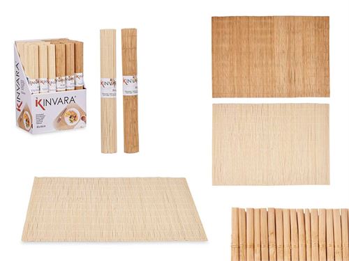 61713 IINDIVIDUAL BAMBU NATURAL 30X44CM