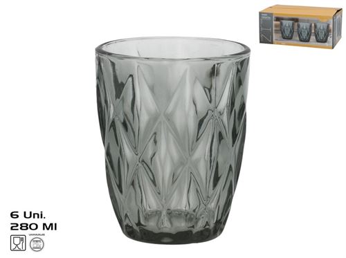 604732 COPO VIDRO LIZ PK6